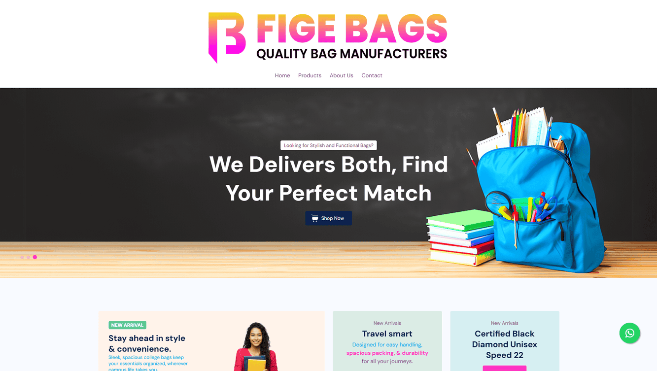 FIGEBAGS, based in Ramanathapuram since 2014, is a leading manufacturer and wholesaler of high-quality bags.