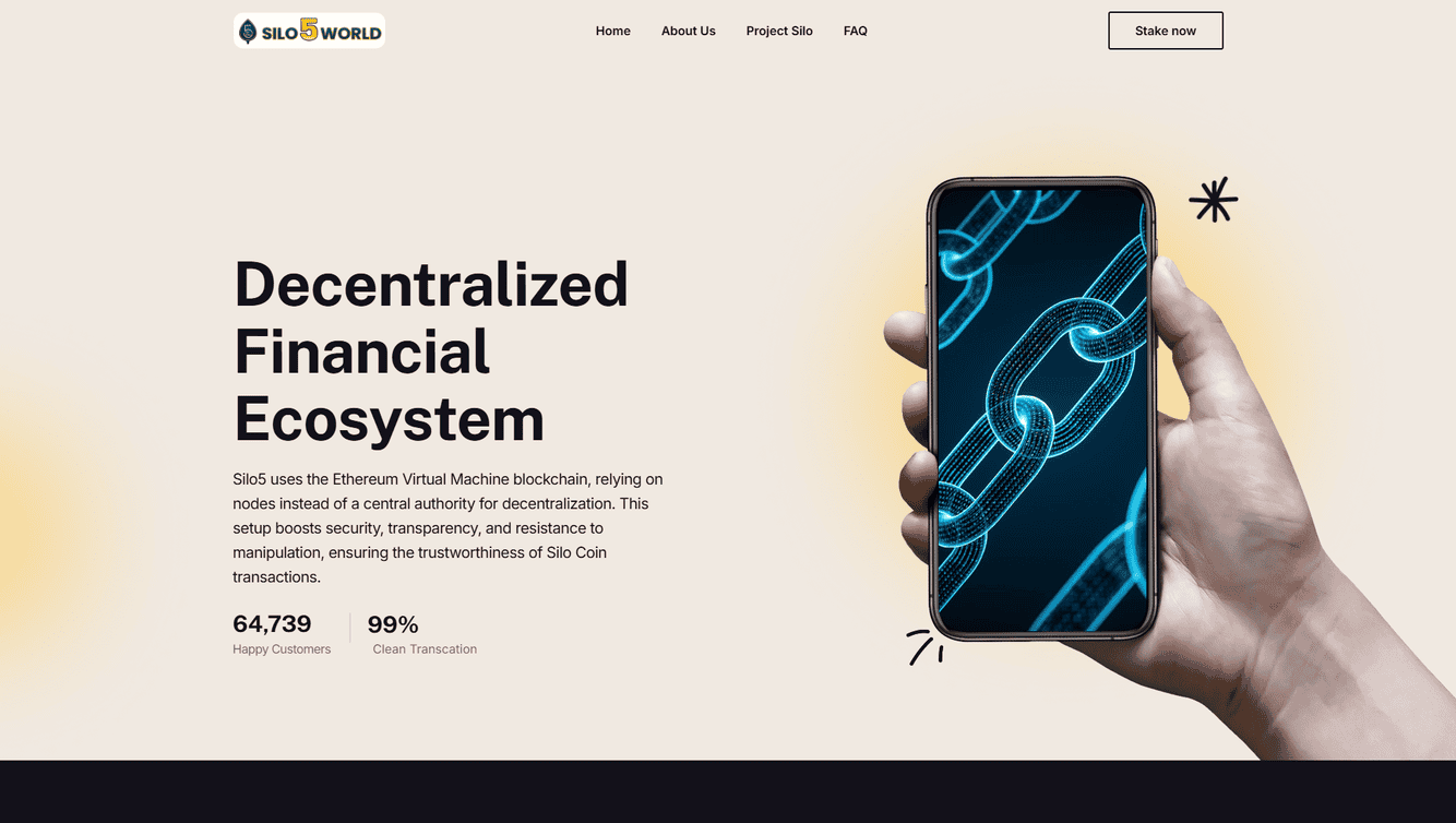 Project Silo delivers secure, flexible decentralized finance with Silo Coin.