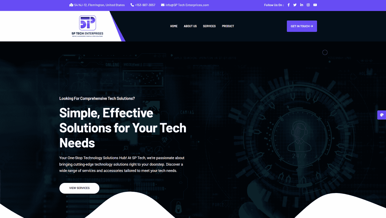 SP Tech Enterprises delivers expert tech solutions—web development, design, repairs, and accessories—with 10+ years of experience.